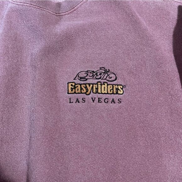 Authentic Pigment Easy Rider Men’s Sweatshirt 2XL Light Burgundy - Picture 7 of 9